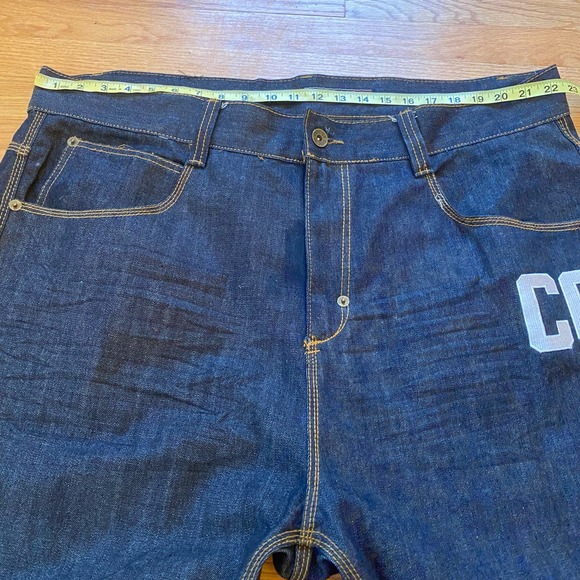 Coogie Jeans Men's 44 x 34 Dark Blue jeans Embellished - Picture 3 of 15